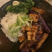 Black garlic eggplant   at Do Chay - Yaletown in Vancouver