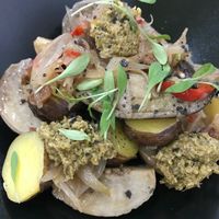 Berenjenas en escabeche. at Plantae Gastrobar  in Tenerife