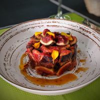 Figs Tartare at Plantae Gastrobar  in Tenerife