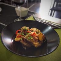 Eggplants at Plantae Gastrobar  in Tenerife