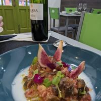 Fig tartare at Plantae Gastrobar  in Tenerife