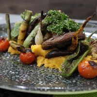 Different local veggies at Plantae Gastrobar  in Tenerife