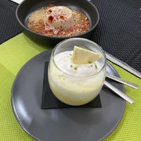 Coconut foam and pannacotta  at Plantae Gastrobar  in Tenerife