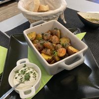 Canarian potatoes   at Plantae Gastrobar  in Tenerife