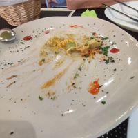 Ensaladilla de batata....   ( Lo que queda)..... Buenísima at Plantae Gastrobar  in Tenerife