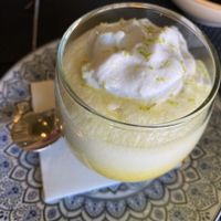 Coconut foam with Pineapple coulis  at Plantae Gastrobar  in Tenerife