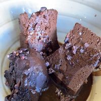 Gelled chocolate mousse  at Plantae Gastrobar  in Tenerife