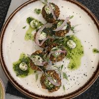 Falafel de chicharos. Lo mejor de la cena!  at Plantae Gastrobar  in Tenerife