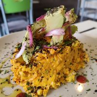 Ensaladilla de batata con aguacate at Plantae Gastrobar  in Tenerife