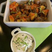 Spicy Potatos with Mayo  at Plantae Gastrobar  in Tenerife