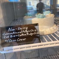 Pre-made take home cakes at Ben & Jerry's  in Watkins Glen
