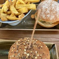 The burgers we ate   at Hans im Glück - Friedensplatz in Bonn