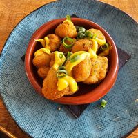 Gefrituurde bloemkool at Noderstraun in Schiermonnikoog