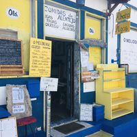 A entrada do restaurante  at O Melidense in Melides