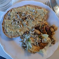 From salad buffet at Café Zorn in Mora