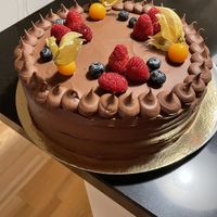 Amazing chocolate cake and very reasonably priced   at Café Zorn in Mora