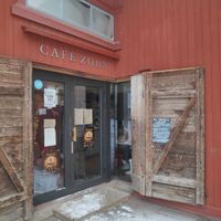 Entrance at Café Zorn in Mora