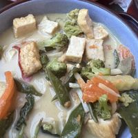 Tofu green curry  at Yoya's Thai Kitchen in Albufeira
