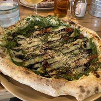 Pesto pizza  at Purezza in Bristol