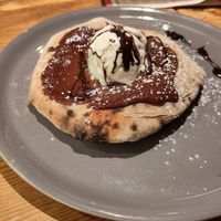 Chocolate pizza! at Purezza in Bristol