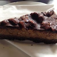 Raw vegan Snickers Cake at Front Bar in Munxar