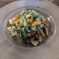 Risotto vegan at Avocado in Rhodes