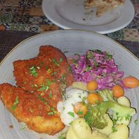 Vegan soutzoukakia at Avocado in Rhodes