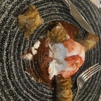 Vegan baclava and ice cream ( vegan)  at Avocado in Rhodes