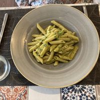 Vegan, gluten-free penne and avocado sauce  at Avocado in Rhodes
