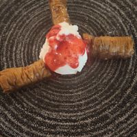 Baklava with Ice Cream at Avocado in Rhodes