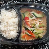 V6. Vegan red curry. at Huang's in Mannheim