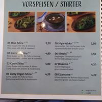 Vorspeisen at Huang's in Mannheim