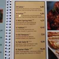 Vorspeisen at Huang's in Mannheim