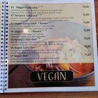 Komplett vegane Seite 🥰 at Huang's in Mannheim