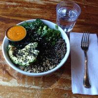 Dragon bowl with quinoa at Prasad - Pearl District in Portland