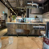 Was hungry and ate the pizza. So here’s the inside of the restaurant   at VITO - Aeschen in Basel