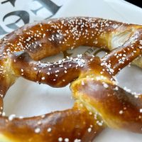 delish (soft, warm) pretzel 🥨 at Brezelkönig in Basel