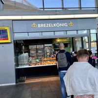 store front inside train station at Brezelkönig in Basel
