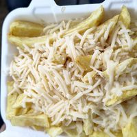 Cheesy chips at Elliot's Fish & Chips in Hunstanton