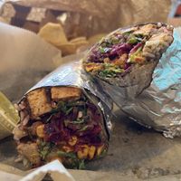 Tempeh burrito   at Poppo's Taqueria in Bradenton