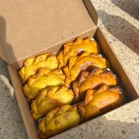 Two flavors are clearly marked vegan  at Las Muns  in Malaga