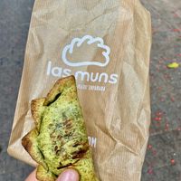 Heura empanada with lemon 🍋  at Las Muns  in Malaga