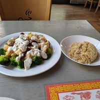 Walnut Shrimp and Broccoli Bowl at VeggiEAT - Summerlin in Las Vegas