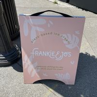 cute sign!   at Frankie & Jo's - University Village in Seattle