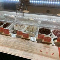 All the flavors at Frankie & Jo's - University Village in Seattle