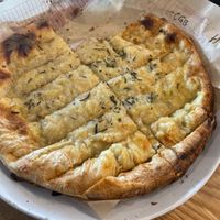 Dairy free garlic bread at Mod Pizza in Forney