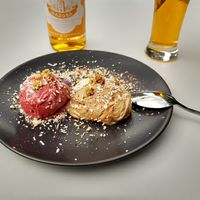 Raspberry and mocca mousse at Planet One in Arbon