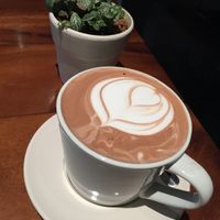 My drink on a rainy day. at Doa Sen Vang Nha Hang Chay An in Ho Chi Minh City