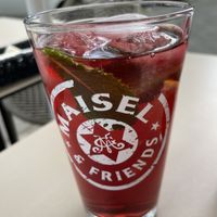 Hibiscus-Schorle  at Glückstein in Mannheim