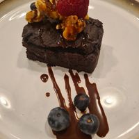 Warmer Brownie at Glückstein in Mannheim